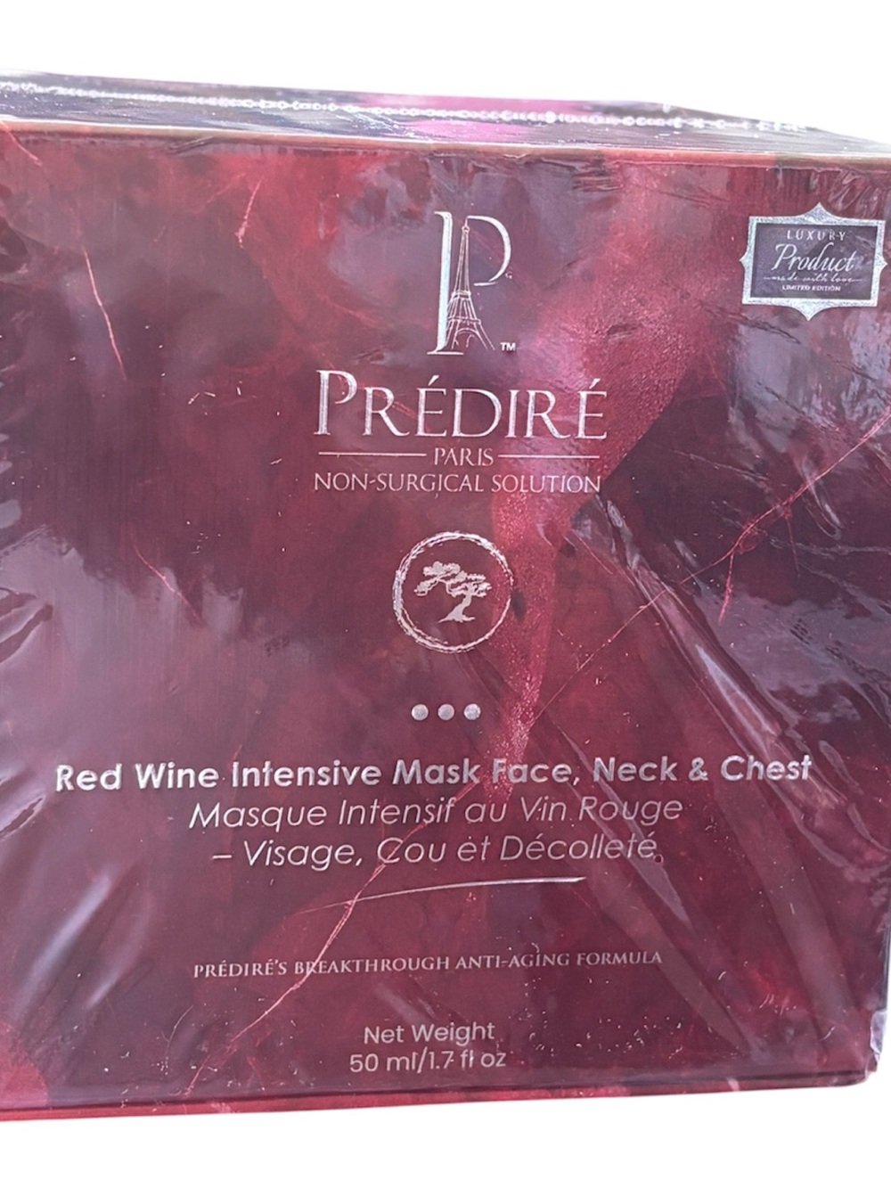 Predire Red Wine Intensive Mask for Face, Neck & Chest